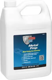 Metal Prep, Metal Etching Rust Neutralizer, Non-Flammable and Water-Based, 128 F