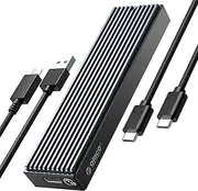 ORICO M.2 NVMe SSD Enclosure, USB 3.2 Gen 2 (10 Gbps) to NVMe PCI-E M.2 SSD Case Support UASP for NVMe SSD Size 2230/2242/2260/2280(up to 4TB)-M2PV