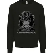 Chimpvader Monkey Ape Chimpanzee Chimp Kids Sweatshirt Jumper
