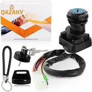 QAZAKY King Quad 300 Ignition Key Switch Compatible with Suzuki LTF300F LTF4WDX LTF300 LT-F300F LT-F4WDX Quad Runner 160 230 250 300 37110-02C00 37110-35B01 LT160 LT230 LT300 E LTF160 LTF250 F LTF4WD