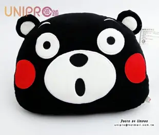 【UNIPRO】日本 熊本熊 KUMAMON 頭型 抱枕 午安枕 靠枕 40cm