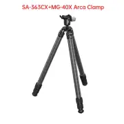Leofoto SA-363CX+MG-40X Arca Clamp Outdoors Tripod with Ball Head