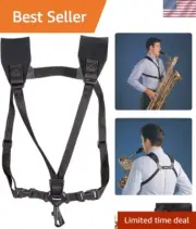 Customizable Soft Harness for Musicians with Back Problems - Swivel Hook Design