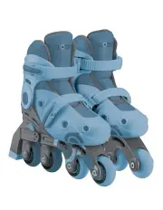 [GLOBBER] Learning Inline Skates 2in1 For Toddlers Size 26in29 in Ash Blue