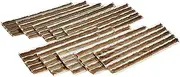 ZERINT Durable Rubber Strings (1/4" x 8", Brown 50pcs) Tire Repair Plug Strips Kit for Tubeless Tires, Fits Car, Motorcycle, Truck, RV, ATV(TS-260C50)