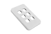 6 Terminal Connector Custom Wall Plate Wallplate Clipsal DIY Home Theatre White