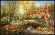 Visiting-Chart Needlework Crafts DIY-Counted Cross Stitch Pattern