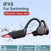 Bone Conduction Bluetooth Earphone IPX8 Waterproof Swimming Headphone MP3 Player