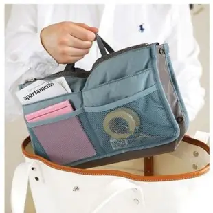 【PS Mall】韓版防水雙拉式多功能收納包中包 化妝包 旅行袋 3入(J597)