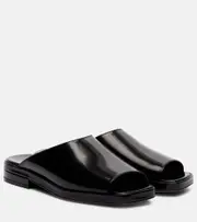 [The Row] The Row Emi patent leather mules AU 6 black