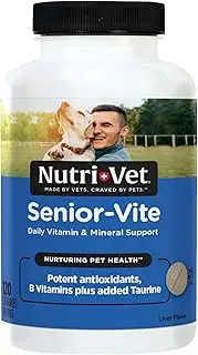 Nutri-Vet Senior-Vite Chewables for Dogs. 120 count