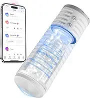 LOVENSE Max 2 Male Masturbator with App Controlled, Bluetooth Masturbation Cup with 360 Degree Contractions, Unlimited Custom Vibration Modes