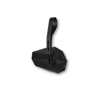HIGHSIDER STEALTH-X6 Handlebar end mirror, long, black
