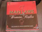 Man Laws and Woman Rules Board Game by TDC Games Brand New Unopened
