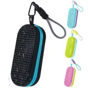 Swim Goggle Case For Swimming Goggles, Silicone Protective Cases with Drain H...