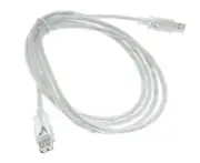 8ware Usb 2.0 Extension Cable 5m A To A Male To Female Transparent Metal Sheath Cable