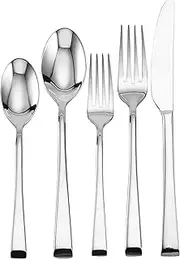 Mikasa, Rockford Flatware Service for 4, 20 Piece Set, 18/0 Stainless Steel Silverware Set
