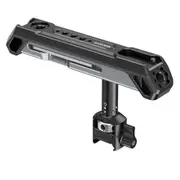 2 in 1 Camera Cage Handle with 360o Rotatable Nato Rail Clamp Versatile Video Rig Accessory