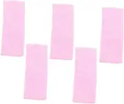 [TOGEVAL] 5Pcs Elastic Sweat Absorbing Headbands for Yoga and Sports Practical Hair Bands for Makeup Shower and Facial Masks Comfortable Flexible and Stylish Design