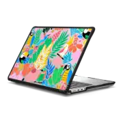 MacBook Pro 14-inch (M1 - M4) Impact Case Exotic Birds Pattern Tropical Hummingbird Parrot Cockatiel