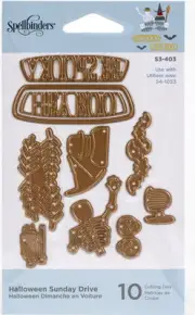 Spellbinders Etched Dies-Die D-Lites Halloween Sunday Drive