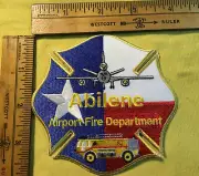 NANEE-B) ABILENE TEXAS AIRPORT FIRE DEPARTMENT , MINT PATCH F-19