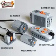 5pcs Power Functions 8881 Battery Box 8883 Motor IR Receiver Controlled For LEGO