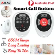 Smart Call Button Wireless SOS Emergency Bell Elderly Alarm Caregiver Pager 650M