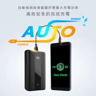 SP QS55 20000mAh QC PD快充 iPhone Android Type-C行動電源 BSMI認證 廣穎