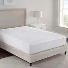 Cooling Mattress Pad Chill Fitted Topper Bed Protector Cover Pillow Top Soft