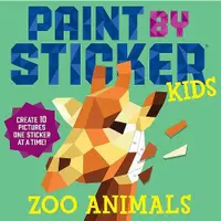 在飛比找蝦皮商城優惠-Paint by Sticker Kids: Zoo Ani