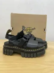 Doc Martens Ricki 3 Strap Sandal Cobblestone Leather Womens US 8