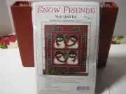 Snow Friends Christmas Snowmen Wall Quilt Stitch Kit