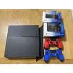 PS4 主機  CUH-1207B 系列 1TB PS4 二手近全新 附兩个二手手把 與兩個全新手把