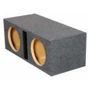 EMPTY WOOFER BOX DUAL 10" MDF VENTED BASS BOX