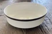 Solitude Mikasa Bone 9” ROUND VEGETABLE OR SERVING BOWL Brand New White Platinum