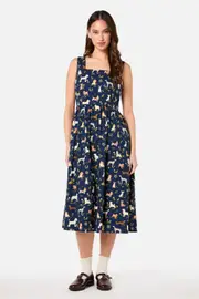 Cute Dogs Midi Dress