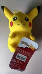 Brand New Pokemon Pikachu Plush 7" Toy Factory Stuffed Animal Plushie Yellow...