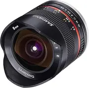 Samyang MF 8mm F2.8 Fisheye II Manual Focus Lens for Sony E - Black