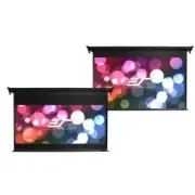 Elite 100" / 95" Dual Motorized Projector Screen 16:9 & 2.35:1