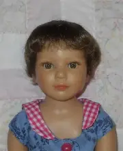 WEE 3 BABY Unisex Doll Wig 8-9.5 (BIG) LIGHT BROWN Baby/Toddler Wig Full Cap NWT