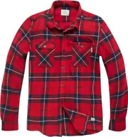 Vintage Industries Sem Flannel Shirt, red, Size 3XL for Men