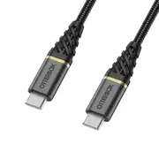 OtterBox 1m USB-C To USB-C Fast Charge Cable (Glamour Black)