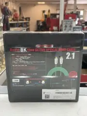 RUIPRO 8K FIBER ACTIVE OPTICAL HDMI CABLE 2.1 (50FT)