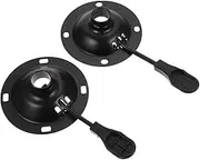 2pcs Office Chair Swivel Base Plate Tilt Control Mechanism Replacement Parts Strong Iron Easy Installation for Chairs