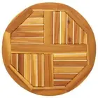 vidaXL Table Top 脴60x2 cm Round Solid Wood Acacia OLL