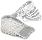 [Dr.Foot] Dr. Foot Adjustable 5-Layer Height Increase Insoles, Silicone Heel Cushion Inserts for Men and Women, Gel Heel Lift Inserts for Leg Length Discrepancy