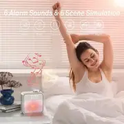 Creative Colorful Light Bedside Alarm Clock: Multi Function Wake Up Music
