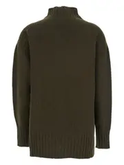 [Alberta Ferretti] Alberta Ferretti-Black Virgin Wool Sweater-Donna 38 IT