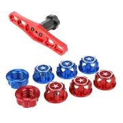 Traxxas X-MAXX RC Car Metal dust proof Hex Wheel Hub Nuts with 17mm Wrench